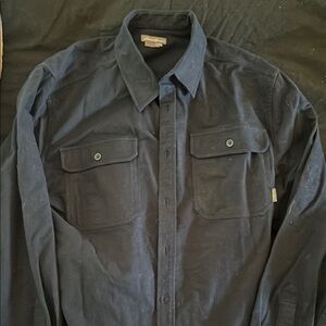 Dark Blue Eddie Bauer Button-Up Shirt